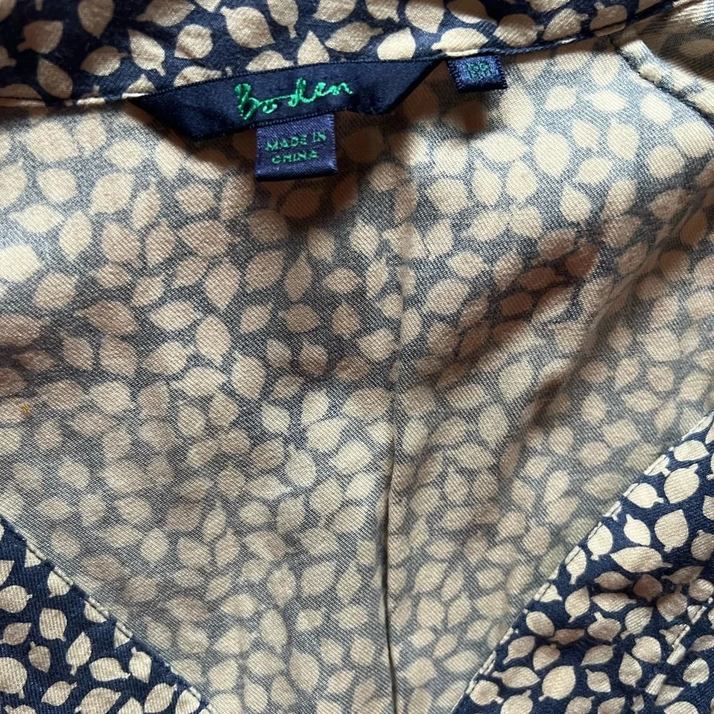 Boden Navy and White Floral Dress - Picture 9 of 11
